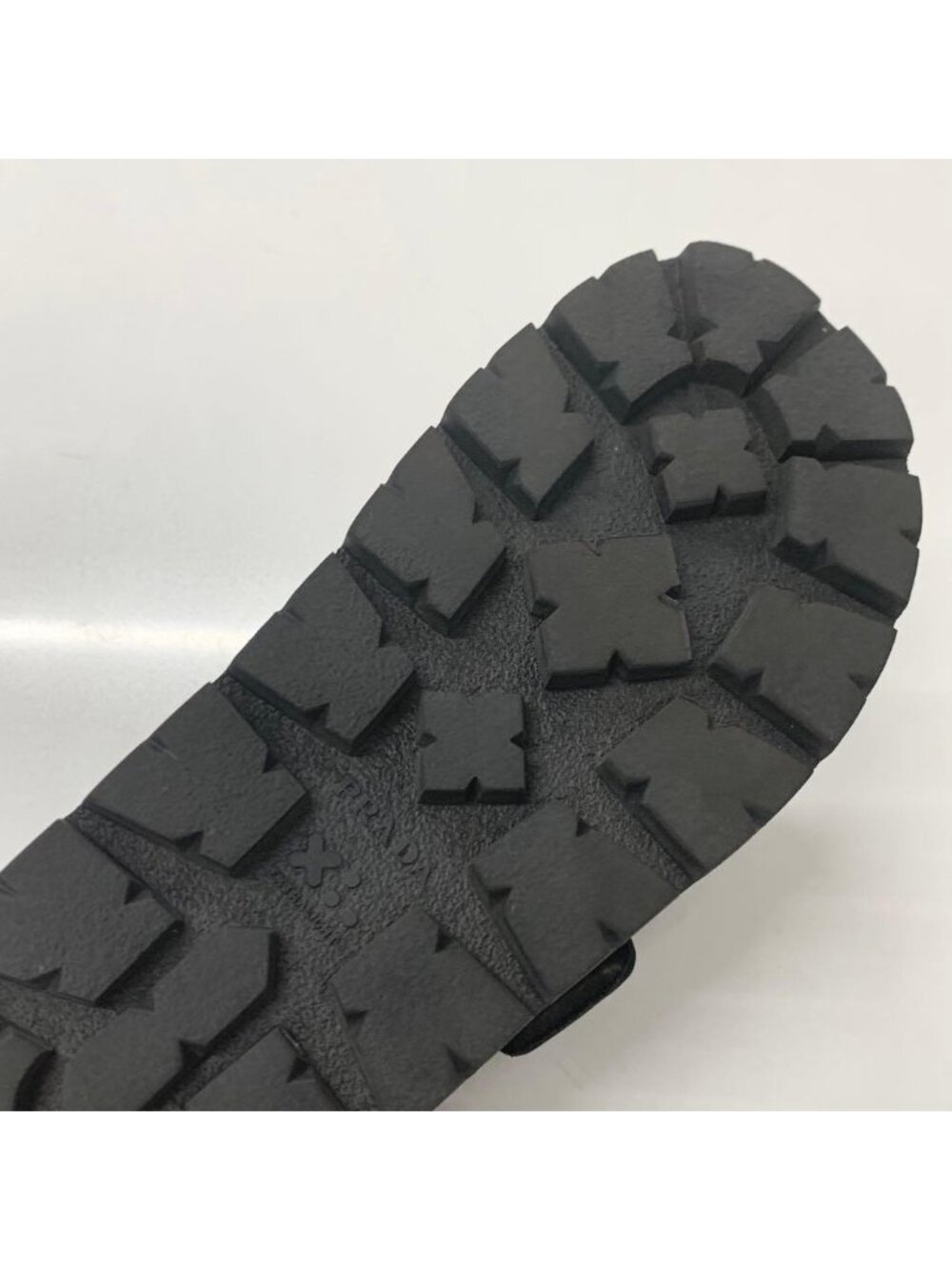 Prada Logo Padded Nappa Leather Velcro Sandals Black - Picture 8 of 10